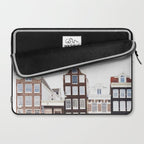 Crooked Amsterdam Houses | Architecture Art Print | Travel Photography Laptop Sleeve Gallery Image 2