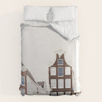 Crooked Amsterdam Houses | Architecture Art Print | Travel Photography Duvet Cover Gallery Image 6
