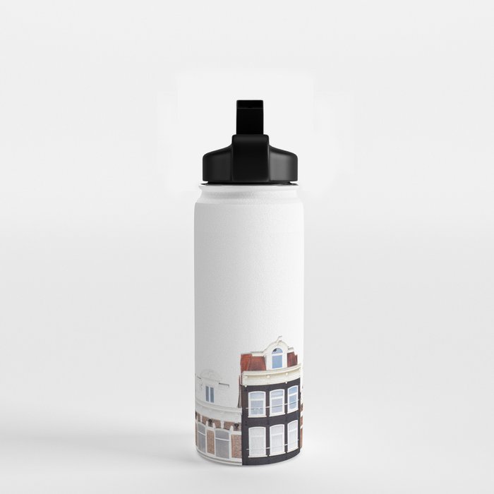Crooked Amsterdam Houses | Architecture Art Print | Travel Photography Water Bottle Gallery Image 2