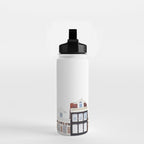 Crooked Amsterdam Houses | Architecture Art Print | Travel Photography Water Bottle Gallery Image 2