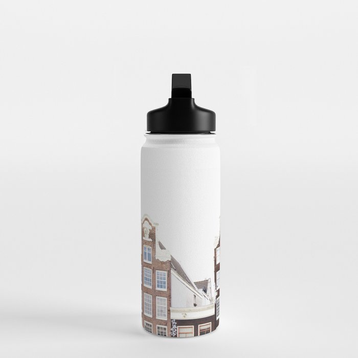 Crooked Amsterdam Houses | Architecture Art Print | Travel Photography Water Bottle Gallery Image 3