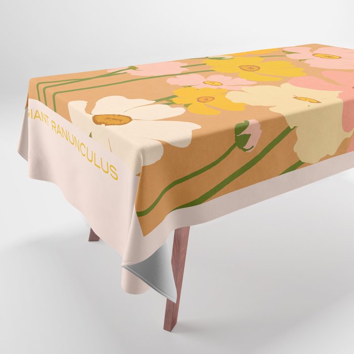 Flower Market - Ranunculus #1 Tablecloth Gallery Image 1