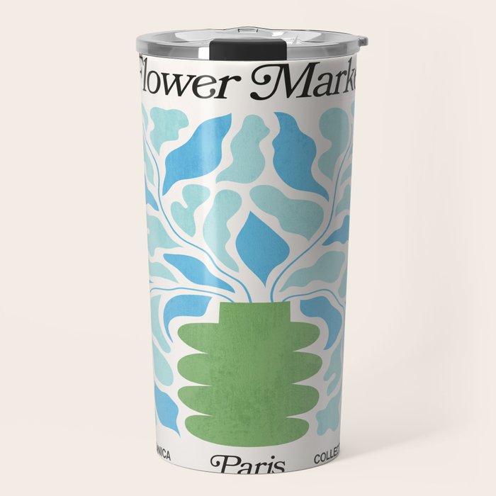 Paris: Flower Market 02 | Botanica Edition Travel Mug Gallery Image 1