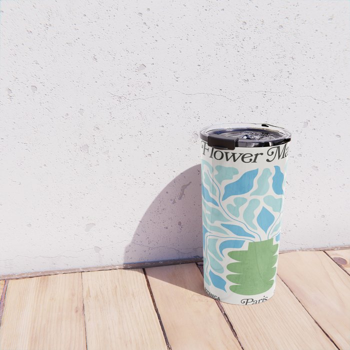 Paris: Flower Market 02 | Botanica Edition Travel Mug Gallery Image 4