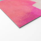 Floral abstract pink art Welcome Mat Gallery Image 2