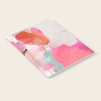 Floral abstract pink art Notebook Gallery Image 2