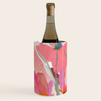 Floral abstract pink art Wine Chiller Gallery Image 2