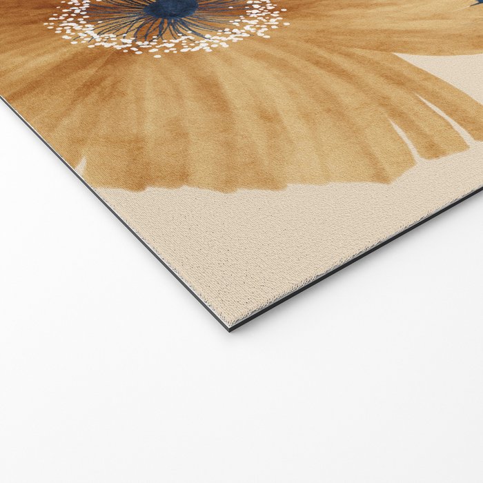 Poppies flowers watercolor Welcome Mat Gallery Image 2