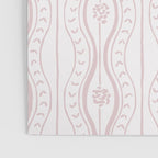 Wavy lines and tiny blooms - soft blush baby pink tones pattern Poster Gallery Image 3