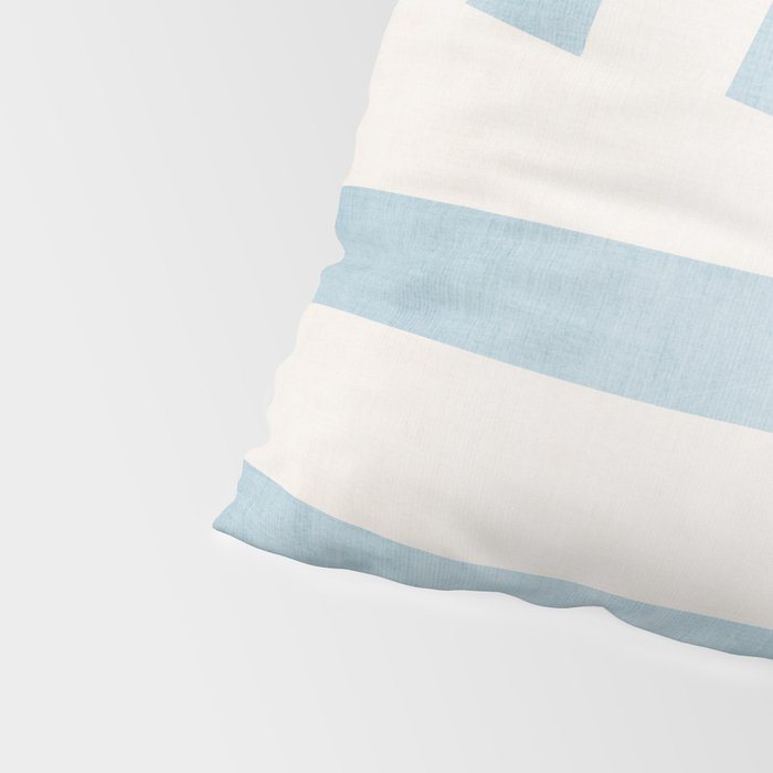 Light Blue Abstract Minimalist Modern Artwork Pillow Sham Gallery Image 4