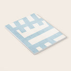 Light Blue Abstract Minimalist Modern Artwork Notebook Gallery Image 3