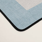 Light Blue Abstract Minimalist Modern Artwork Desk Mat Gallery Image 4