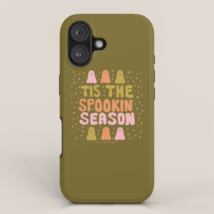 'Tis the Spookin Season in Green iPhone Case Gallery Image 1