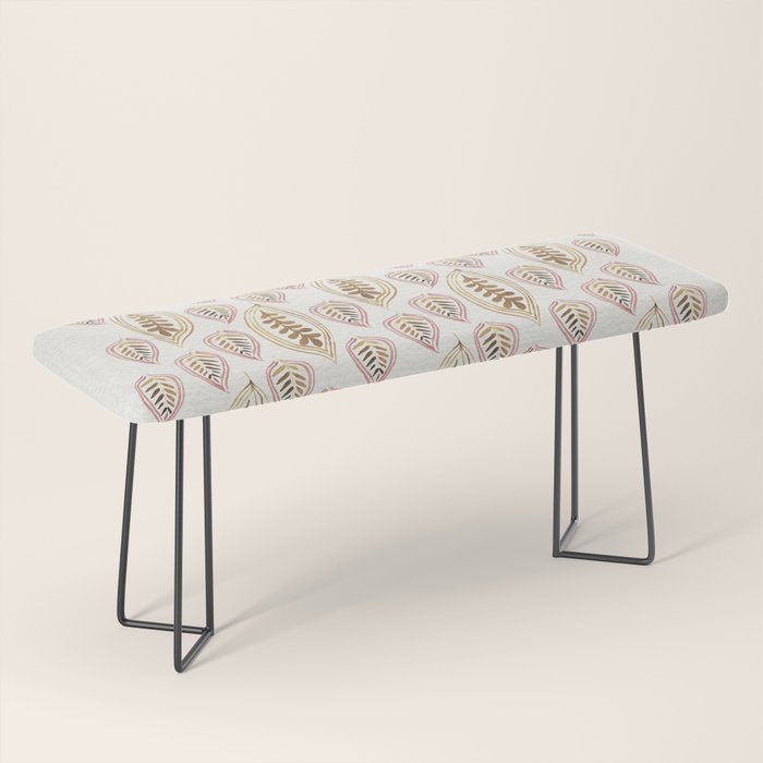 Golden Fall Leaves Bench Gallery Image 1