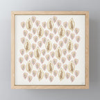 Golden Fall Leaves Mini Art Print Gallery Image 1