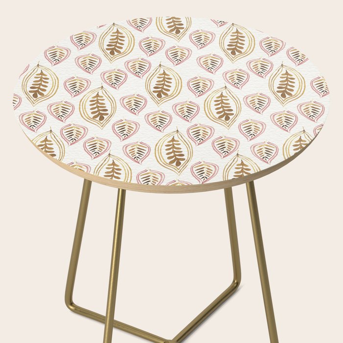 Golden Fall Leaves Side Table Gallery Image 2