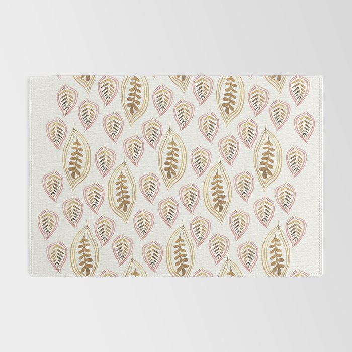 Golden Fall Leaves Rug Gallery Image 2