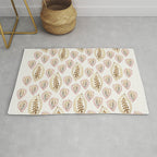 Golden Fall Leaves Rug Gallery Image 1