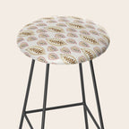 Golden Fall Leaves Stool Gallery Image 2