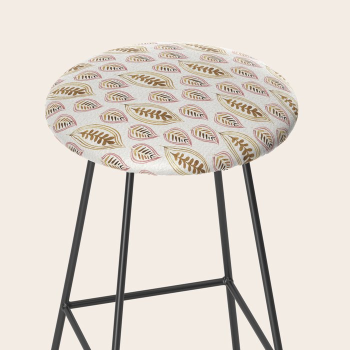 Golden Fall Leaves Stool Gallery Image 2
