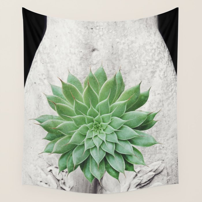 A Succulent Woman Wall Tapestry Gallery Image 4