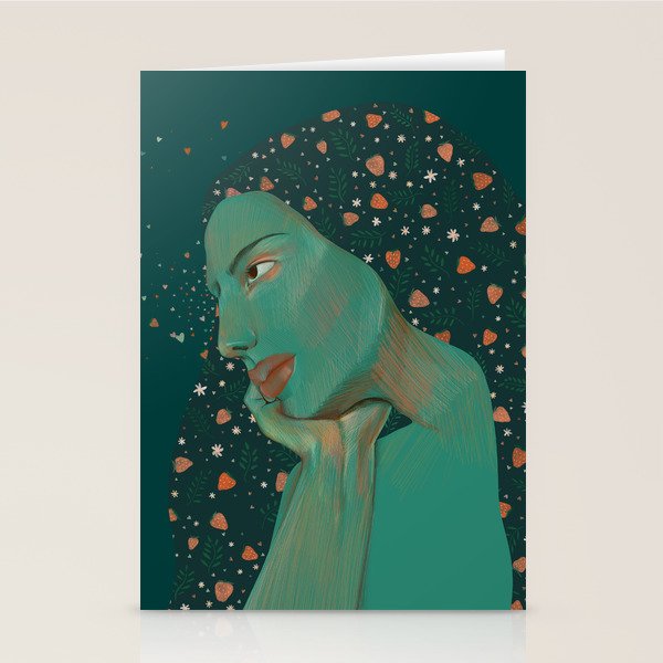 Mother Earth portrait  Stationery Card Gallery Image 2