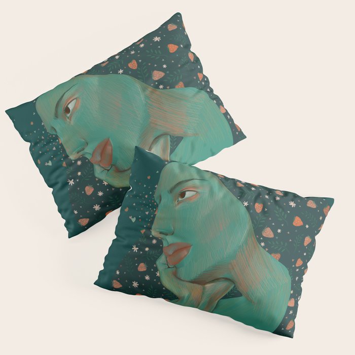 Mother Earth portrait  Pillow Sham Gallery Image 1