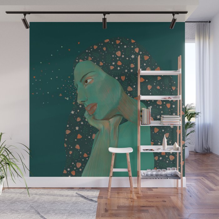 Mother Earth portrait  Wall Mural Gallery Image 1
