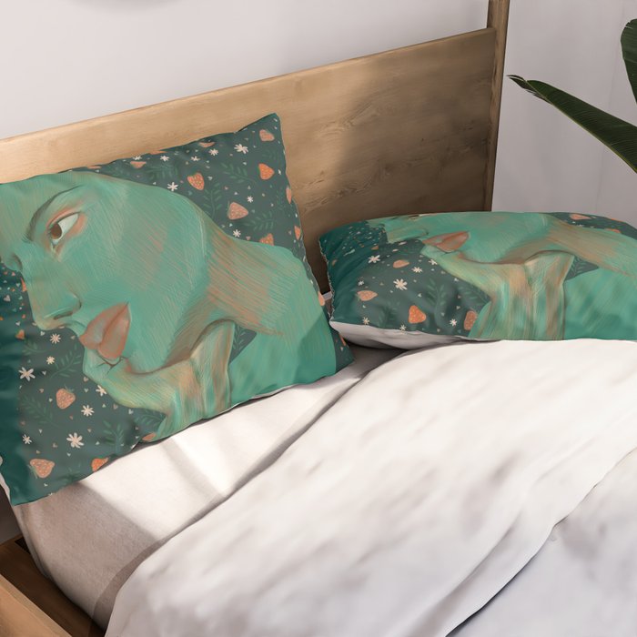 Mother Earth portrait  Pillow Sham Gallery Image 2