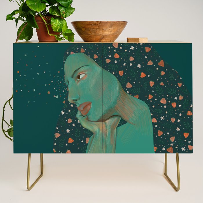 Mother Earth portrait  Credenza Gallery Image 1
