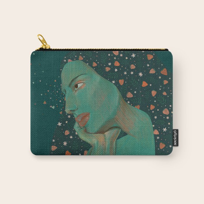 Mother Earth portrait  Carry All Pouch Gallery Image 1