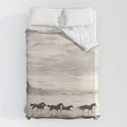 Horses on the Beach Duvet Cover Gallery Image 6