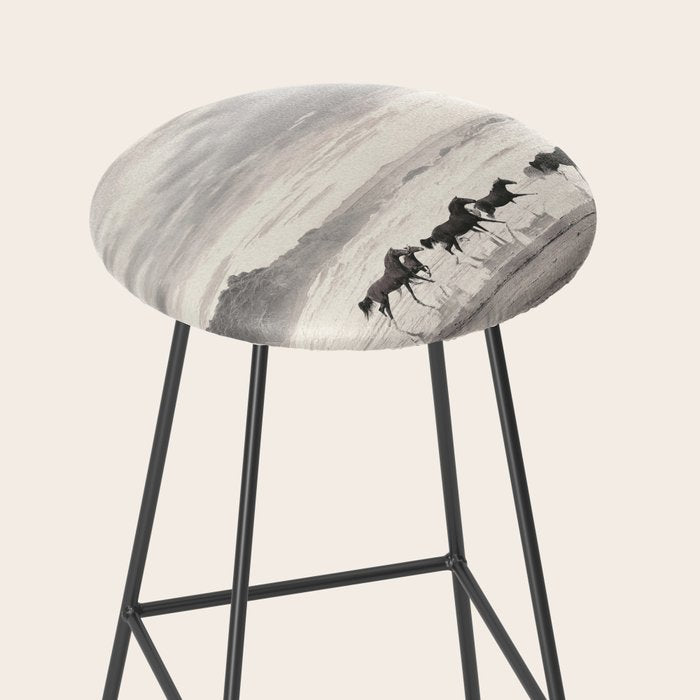 Horses on the Beach Stool Gallery Image 2