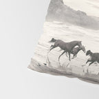 Horses on the Beach Pillow Sham Gallery Image 4