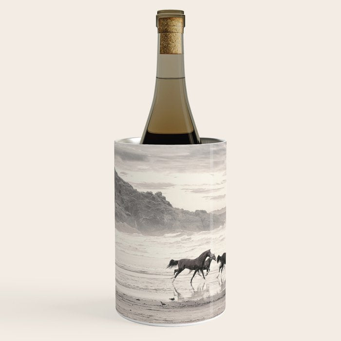 Horses on the Beach Wine Chiller Gallery Image 2
