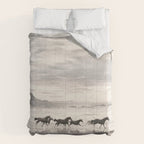 Horses on the Beach Comforter Gallery Image 6