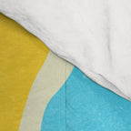 Retro Sun Waves: Rainbow Edition Comforter Gallery Image 4