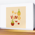 Vino Italian Wine Wall Mural Gallery Image 2
