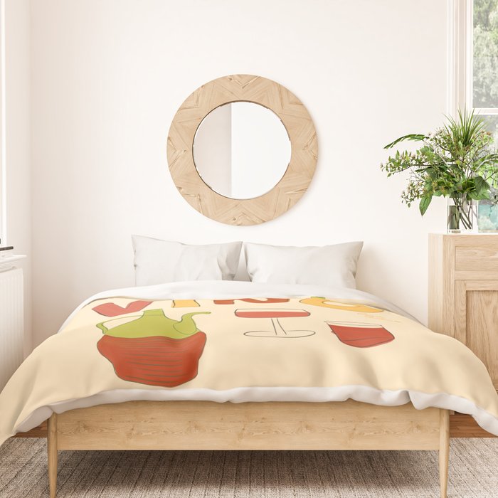 Vino Italian Wine Duvet Cover Gallery Image 3