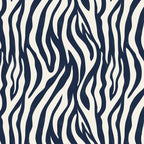 Zebra Stripes In Midnight Blue Coffee Mug Gallery Image 2