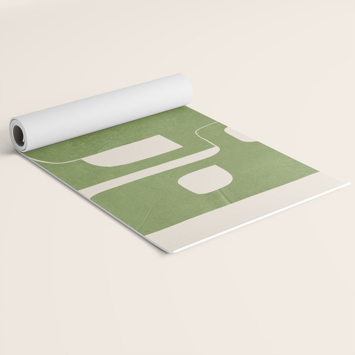 Modern Abstract Shapes 103 Yoga Mat Gallery Image 2