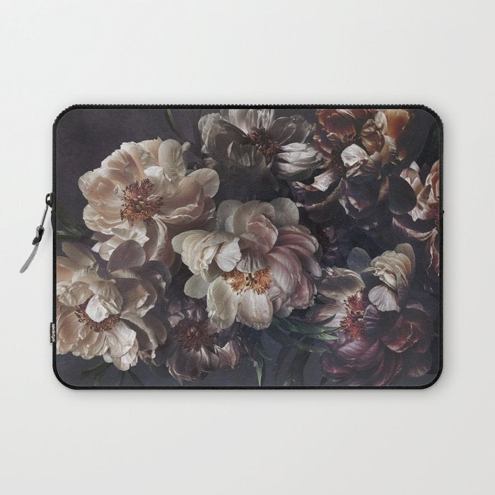 Midnight Peonies  Laptop Sleeve Gallery Image 1