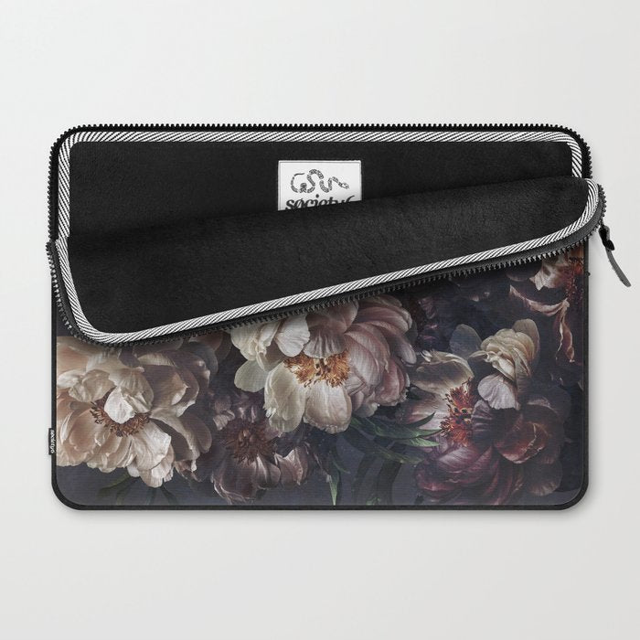 Midnight Peonies  Laptop Sleeve Gallery Image 2
