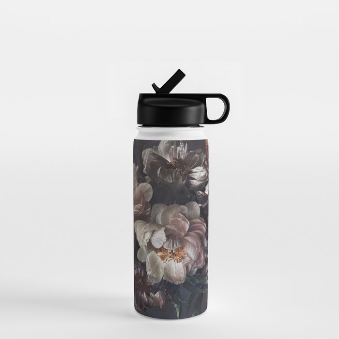Midnight Peonies  Water Bottle Gallery Image 1