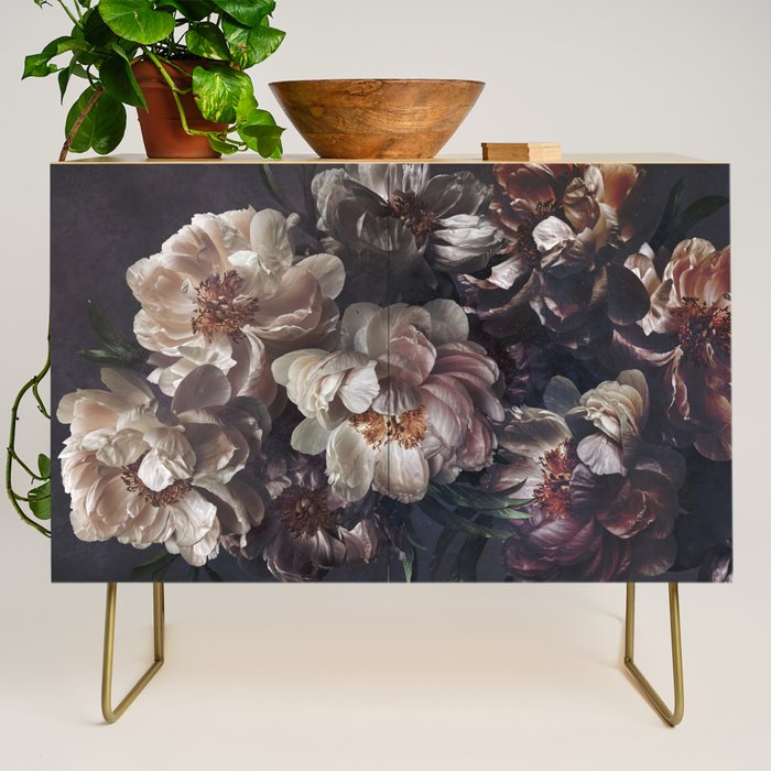Midnight Peonies  Credenza Gallery Image 1