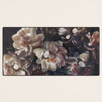Midnight Peonies  Desk Mat Gallery Image 3