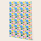 Retro cartoon sticker label pattern Wallpaper Gallery Image 2