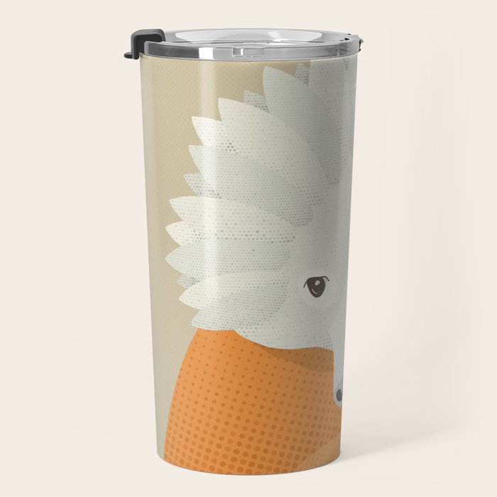 Whimsy Echidna, Animal Portrait Travel Mug Gallery Image 3