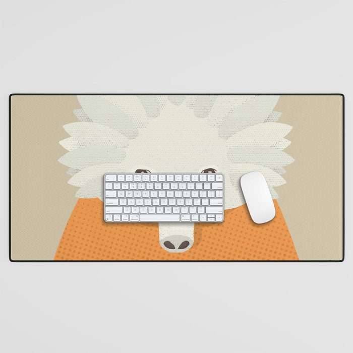 Whimsy Echidna, Animal Portrait Desk Mat Gallery Image 1