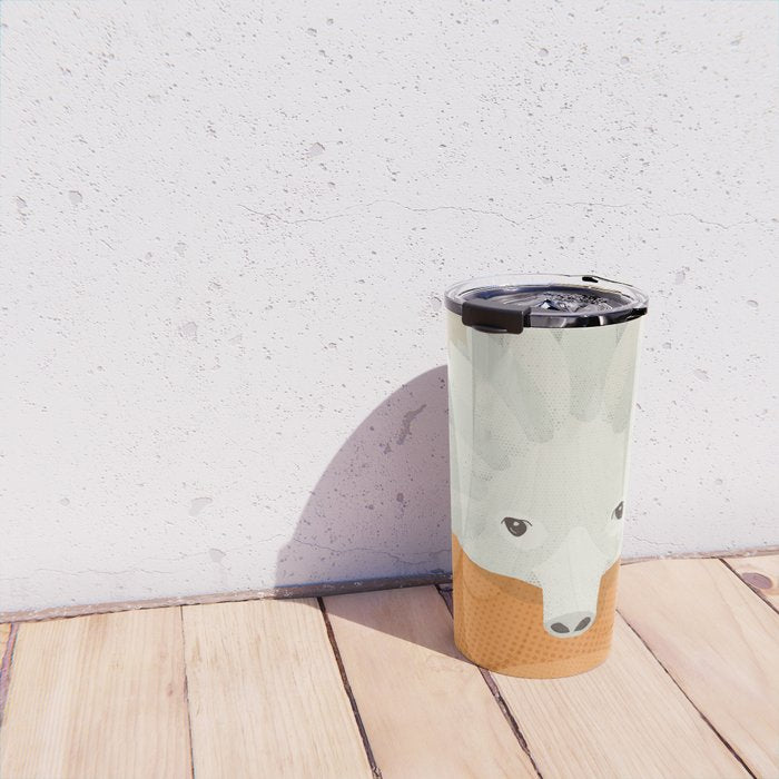 Whimsy Echidna, Animal Portrait Travel Mug Gallery Image 4